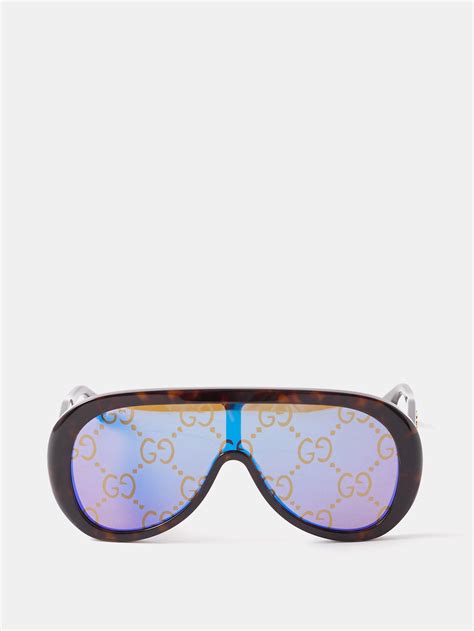 gucci blue acetate sunglasses|Gucci sunglasses price.